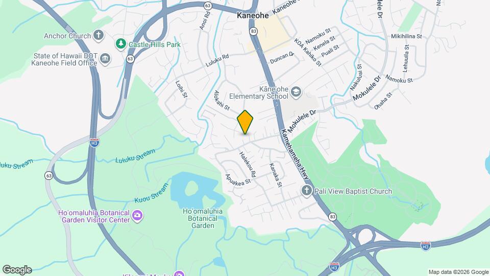 45-565 Mahinui Rd, Unit KANEOHE STUDIO Mapa y Detalles de la Ubicación