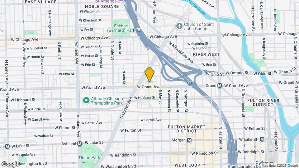 509 N Racine Ave Mapa y Detalles de la Ubicación