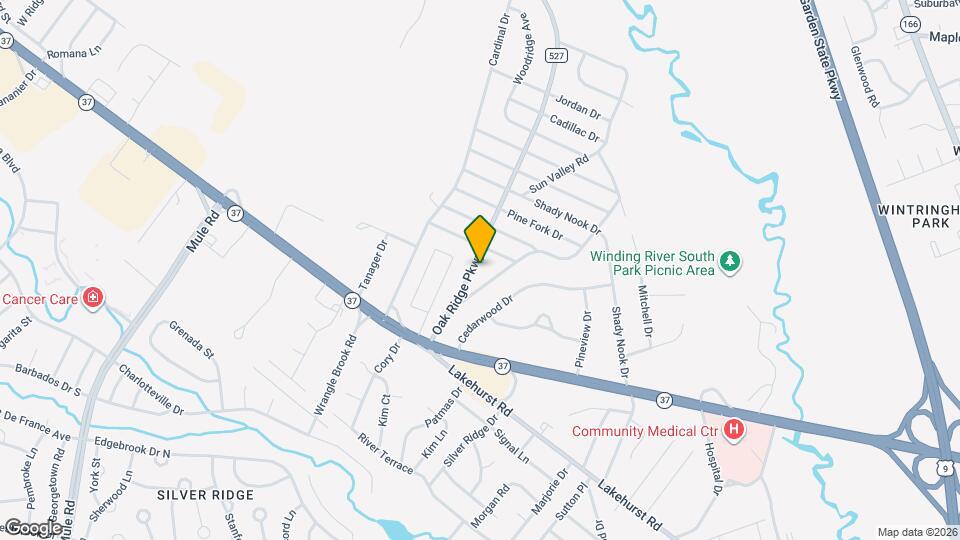 22 Oak Ridge Pkwy Map and Location Details