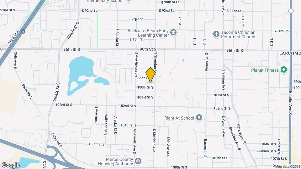 1411 100th St S Mapa y Detalles de la Ubicación