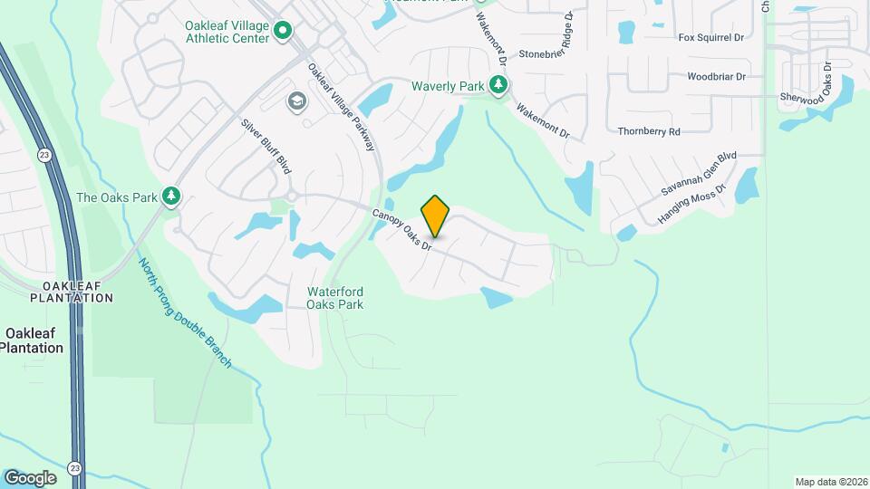 3209 Wandering Oaks Dr Mapa y Detalles de la Ubicación