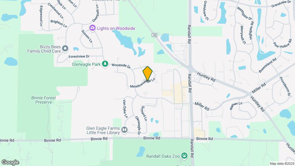 1519 Meadowsedge Ln Map and Location Details