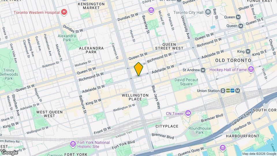 Spadina Adelaide Square Map and Location Details