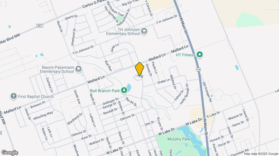 2501 Davis St Map and Location Details