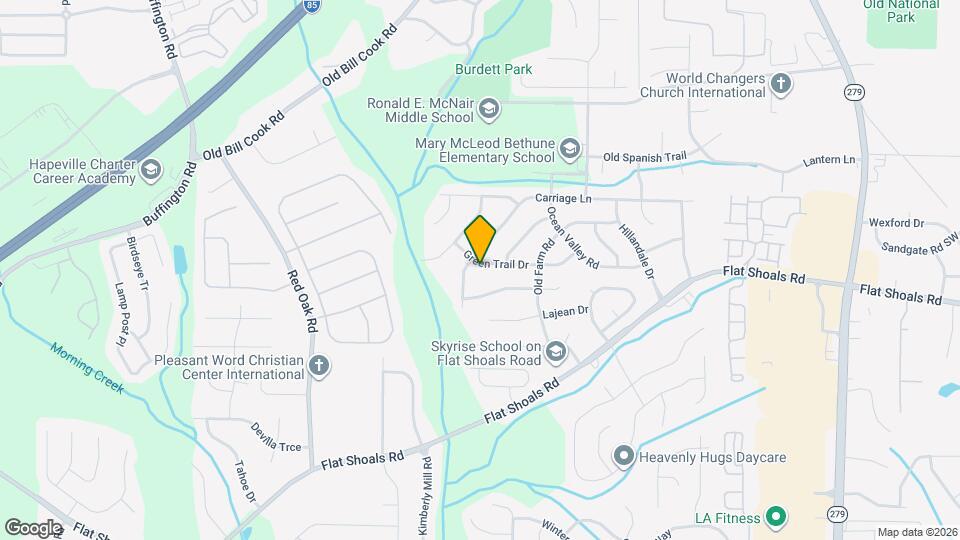 2882 Green Trail Dr Map and Location Details