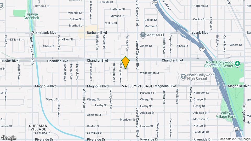 5307 Vantage Ave Map and Location Details