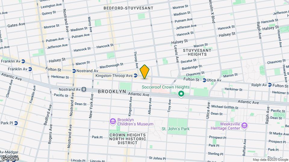 419 Herkimer St Mapa y Detalles de la Ubicación