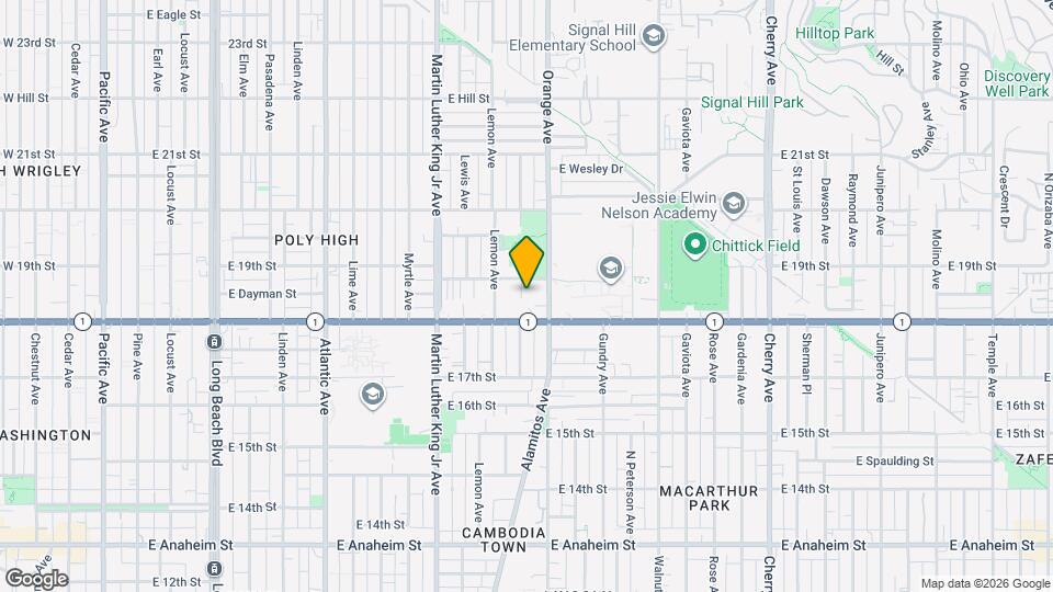 1826 Cerritos Ave Map and Location Details