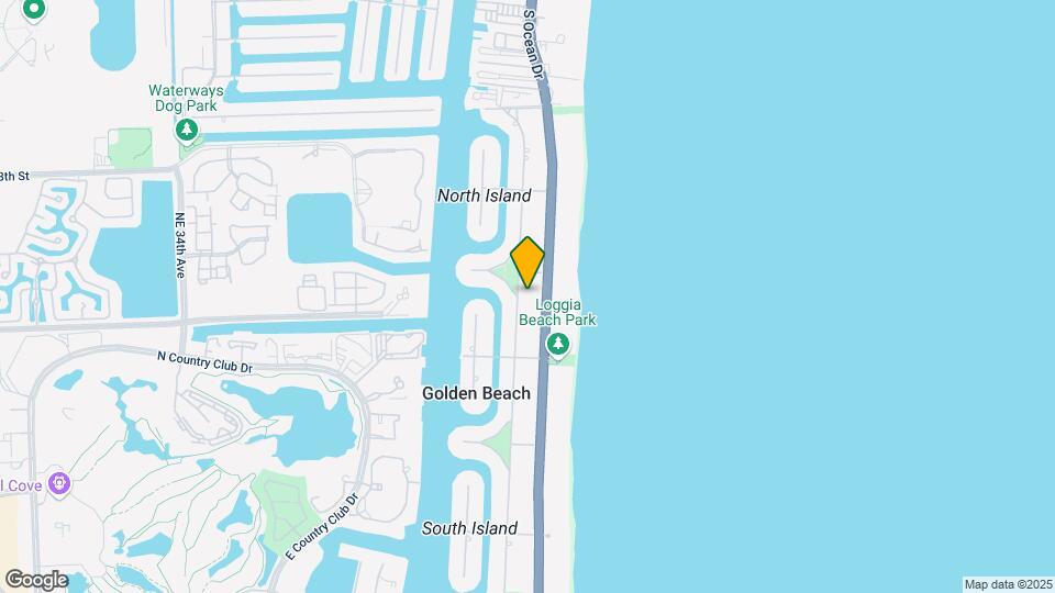 465 Golden Beach Dr Map and Location Details