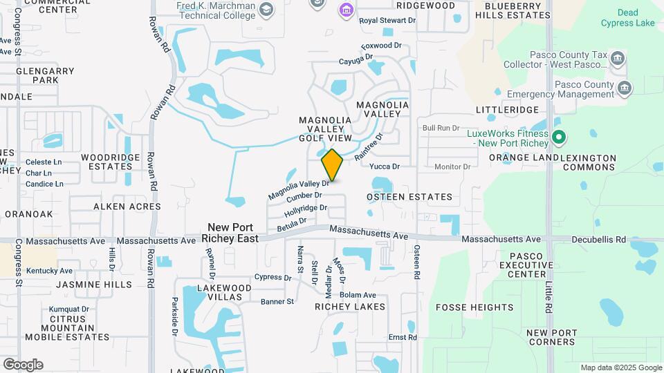 7250 Magnolia Valley Dr Map and Location Details