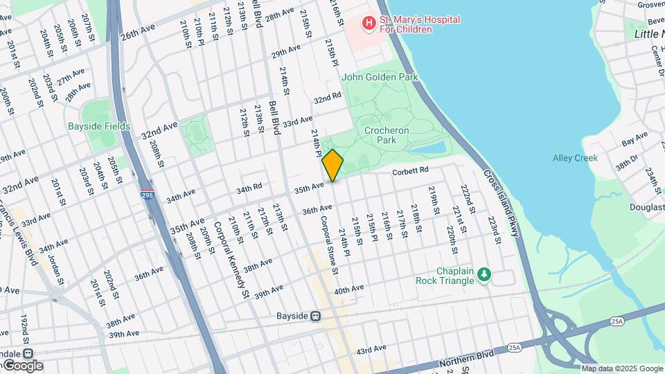 35-24 214th Pl Mapa y Detalles de la Ubicación