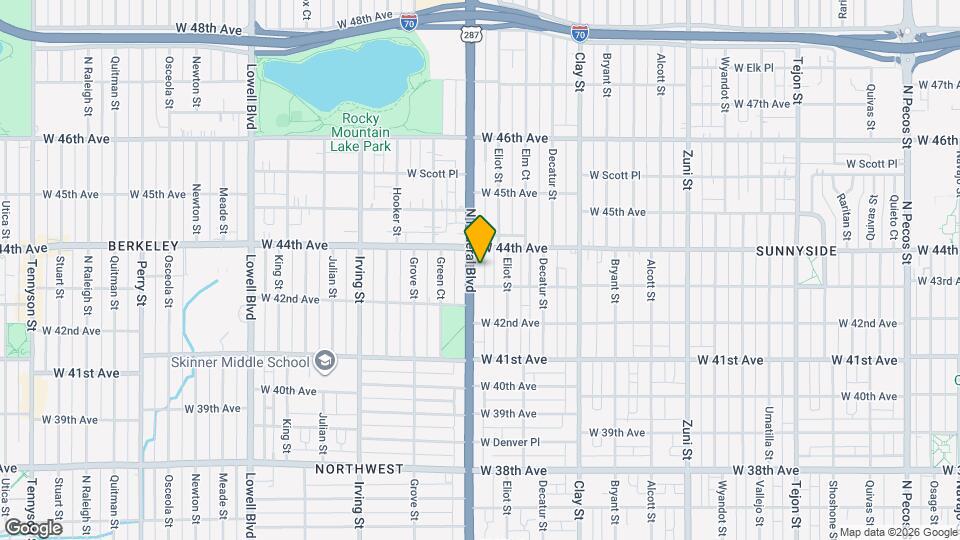 4326 Federal Blvd Map and Location Details