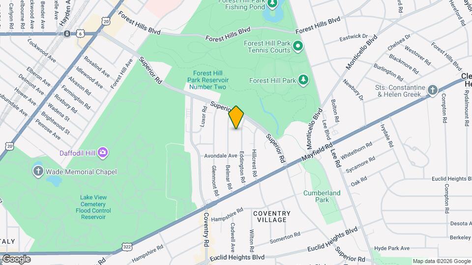 1534 Eddington Rd Map and Location Details