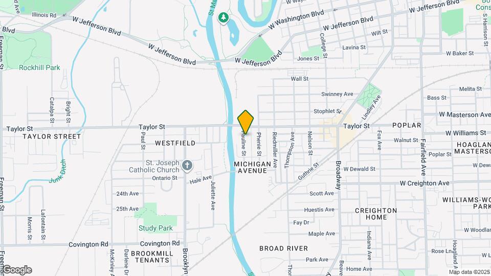 2025 Pauline St Map and Location Details