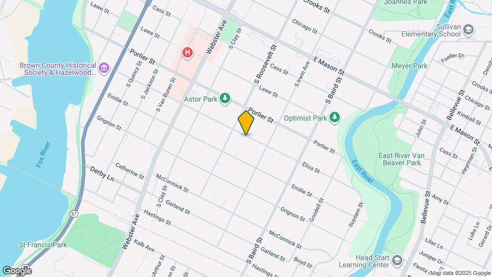 1232 Eliza St Map and Location Details