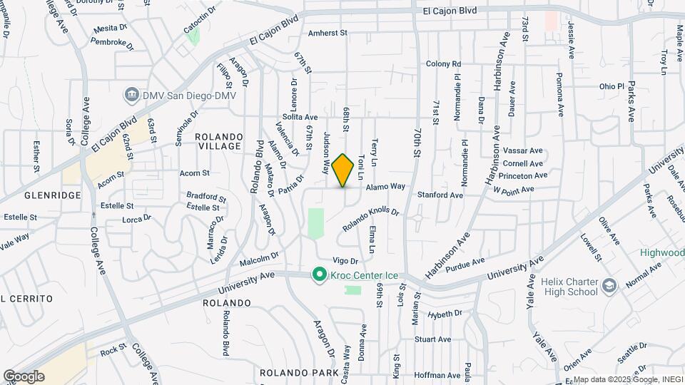 6791 Alamo Way Map and Location Details