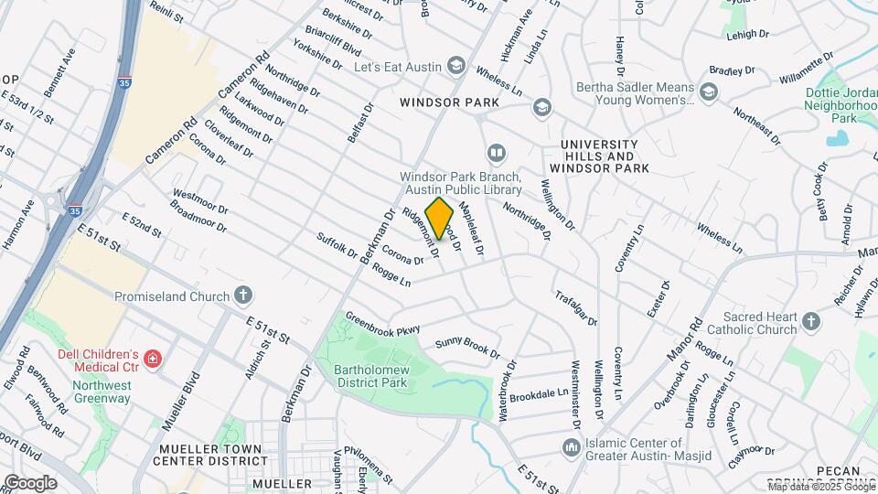 1904 Ridgemont Dr Map and Location Details