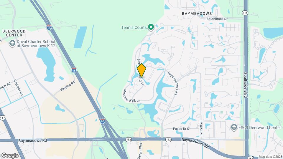 7805 Baymeadows Cir W Mapa y Detalles de la Ubicación