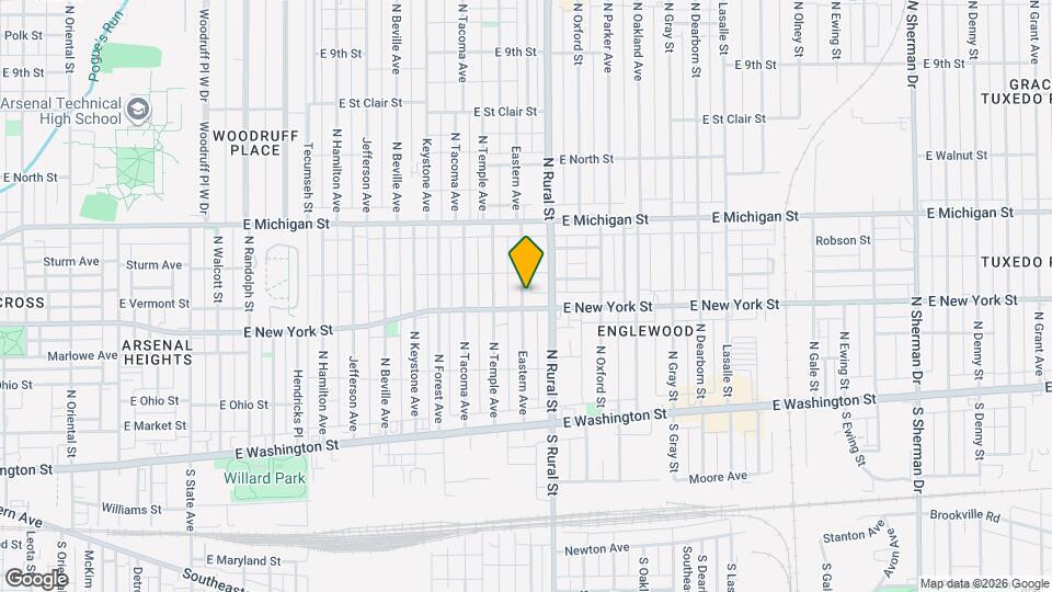 313 Eastern Ave Map and Location Details
