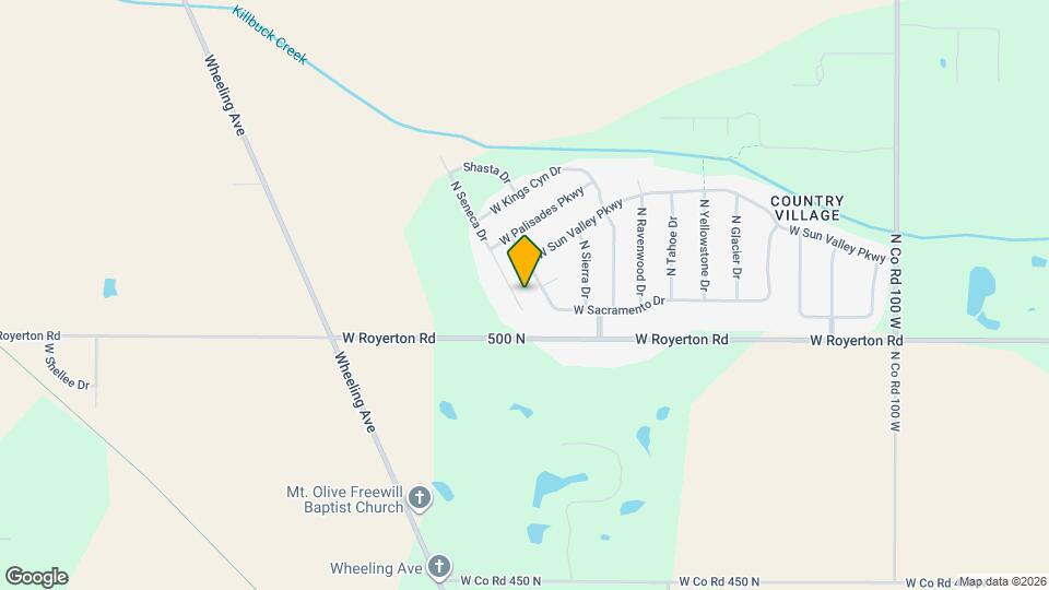 8210 N Seneca Dr Map and Location Details