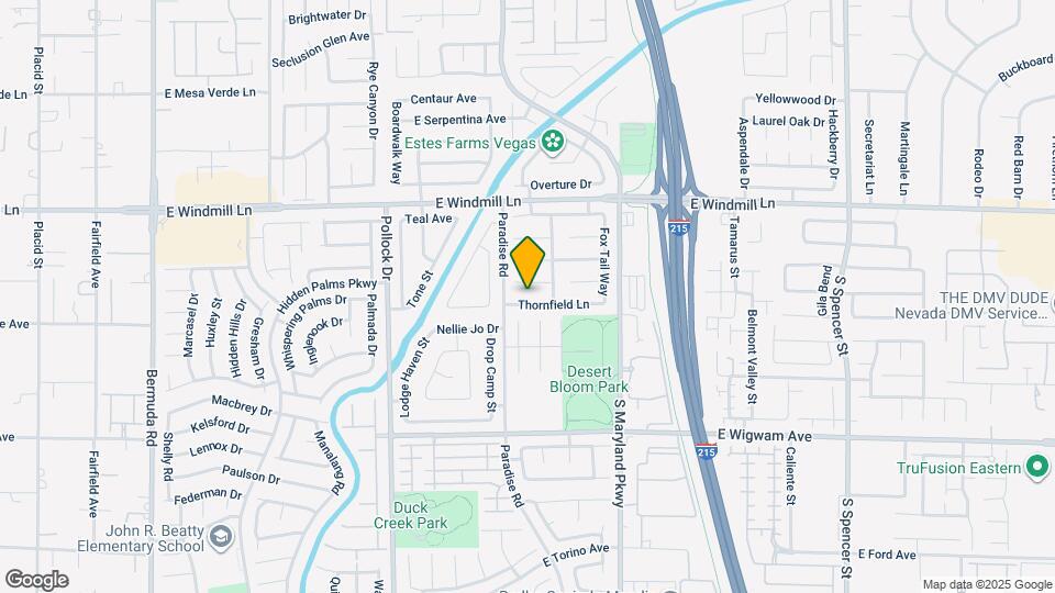 1044 Thornfield Ln Map and Location Details