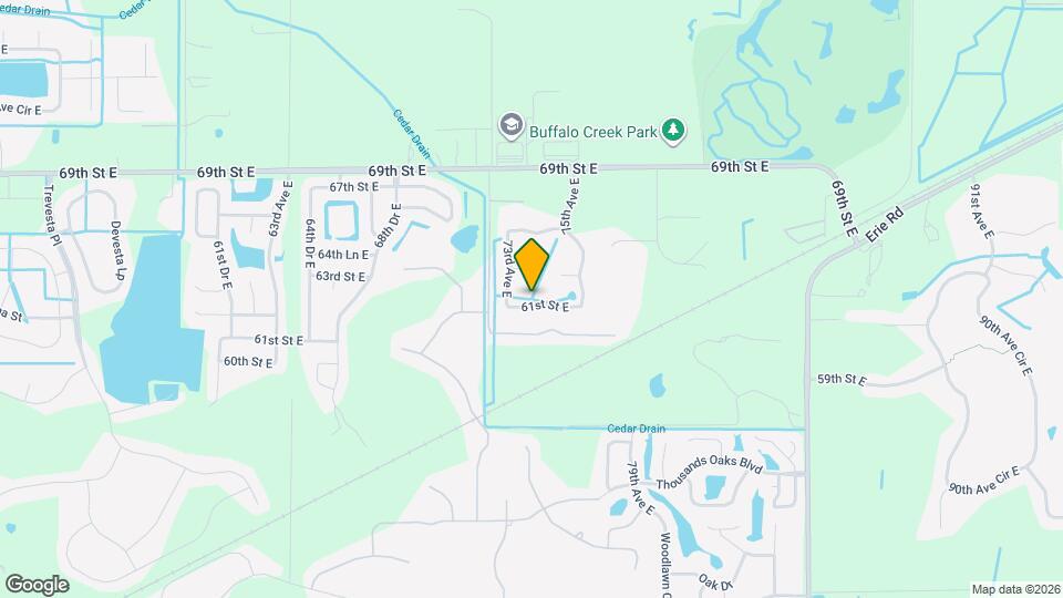 7322 61st St E Map and Location Details