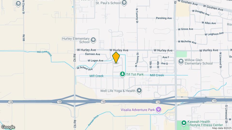 6226 W Oak Ave Map and Location Details