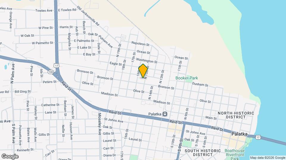 606 N 15th St Map and Location Details