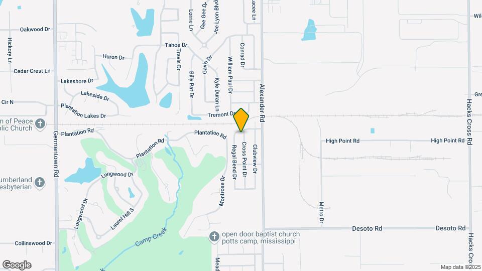 8519 Cross Point Dr Map and Location Details