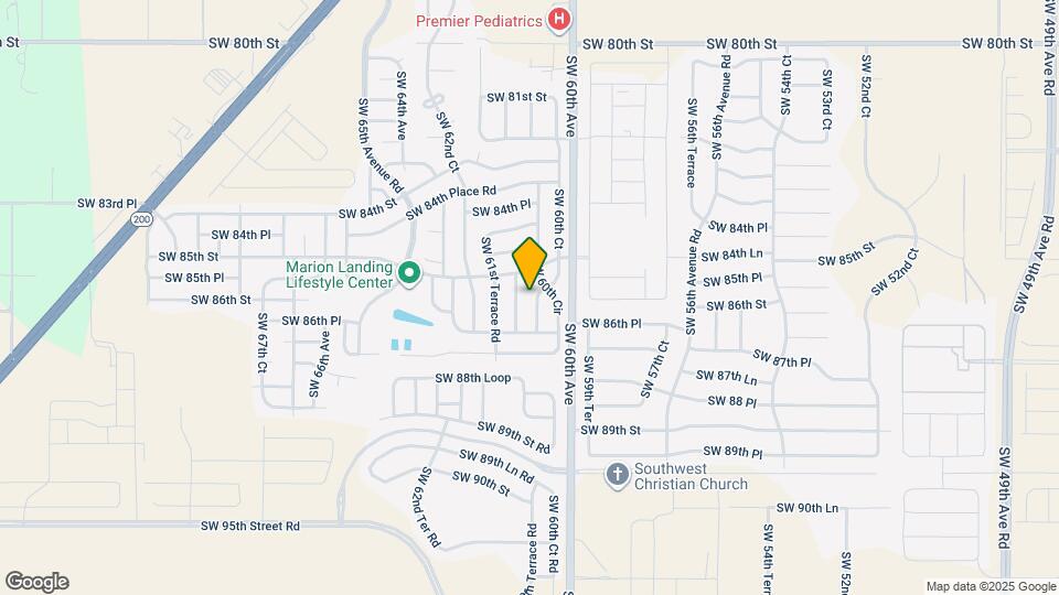 8592 SW 60th Ct Map and Location Details