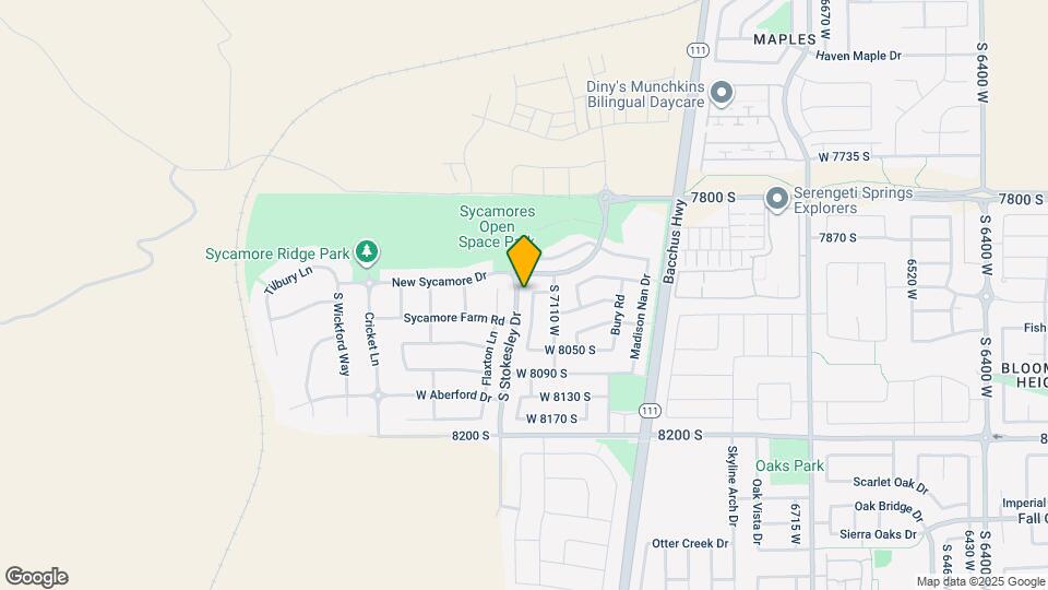7958 Big Sycamore Dr Map and Location Details