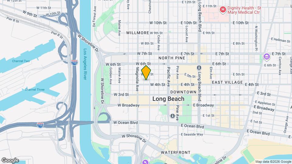 417 W 4th St, Unit A Mapa y Detalles de la Ubicación