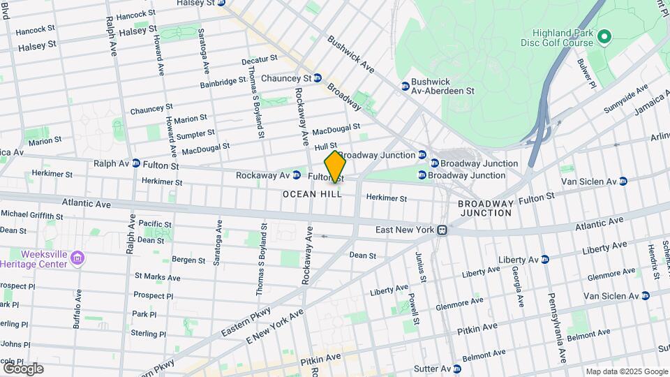 1325 Herkimer St Map and Location Details