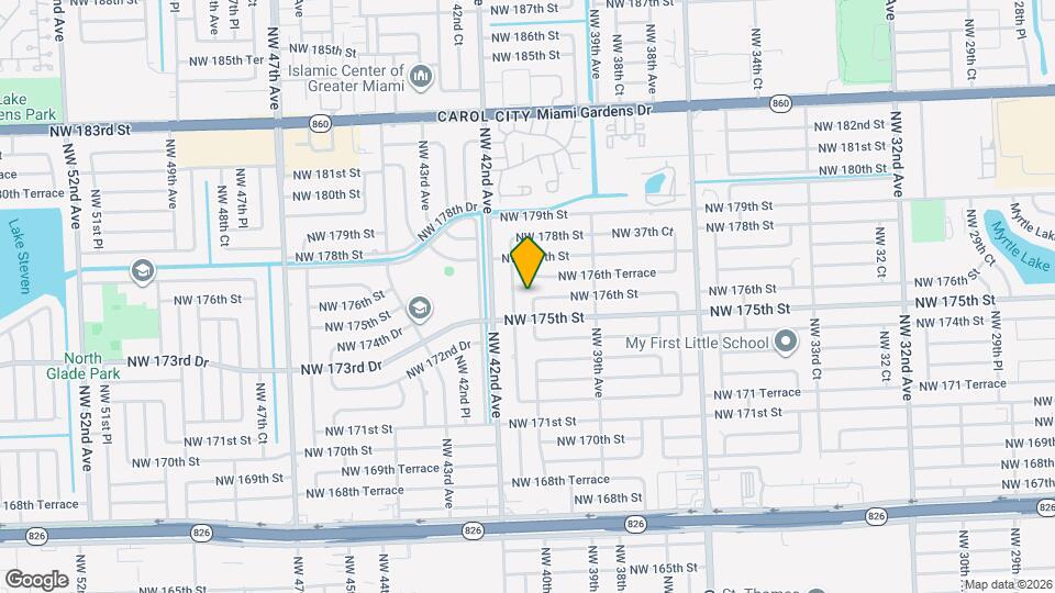17520 NW 40th Ave Map and Location Details