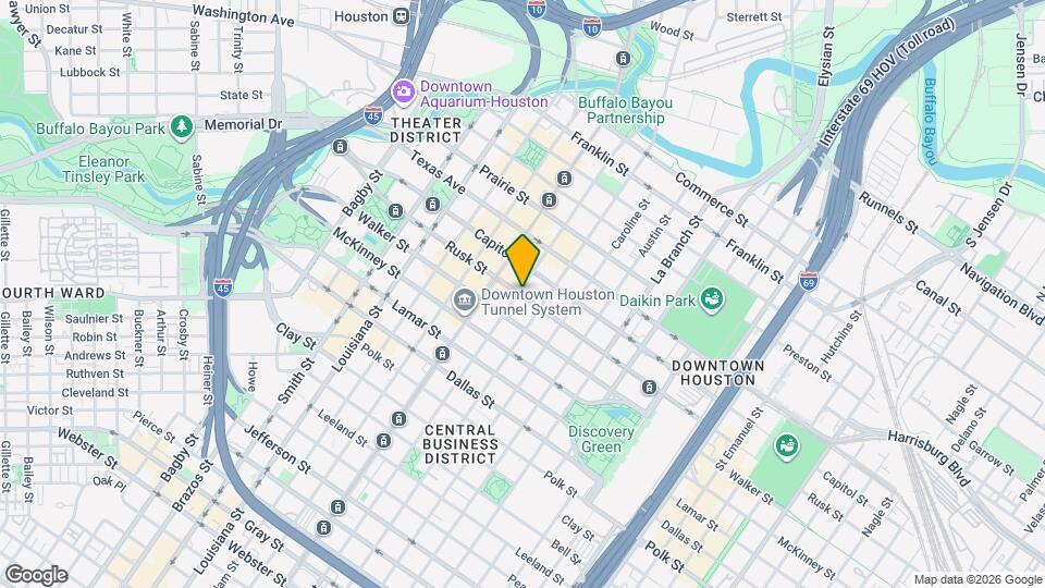 1111 Rusk St Mapa y Detalles de la Ubicación