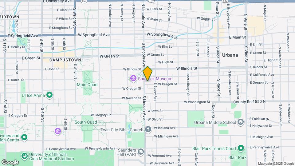 808 W Oregon St Map and Location Details