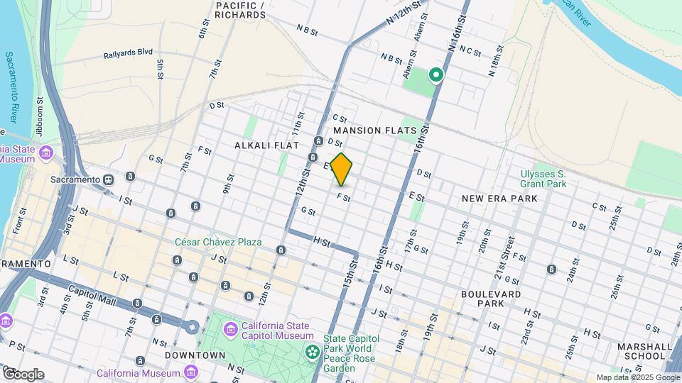1315 F St Map and Location Details