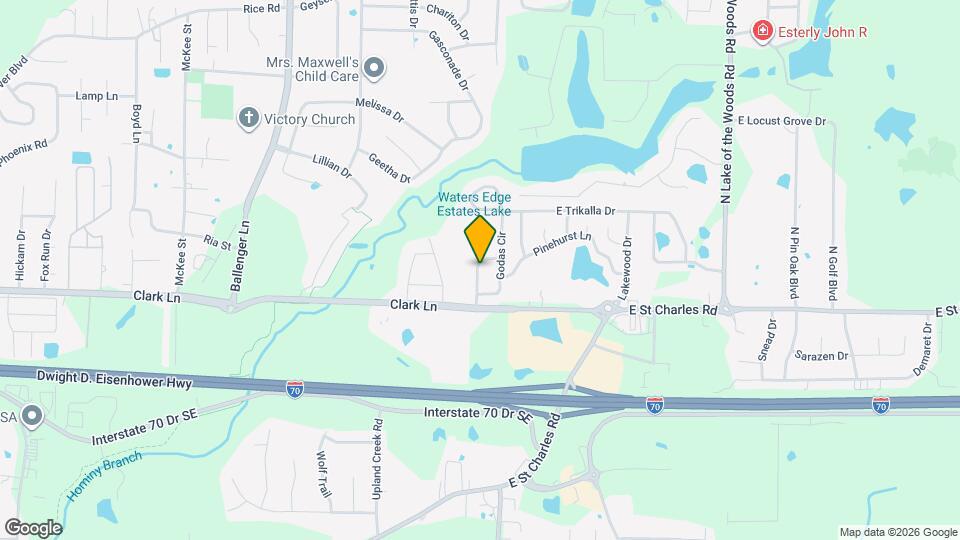 1318 Valley Creek Ln Map and Location Details