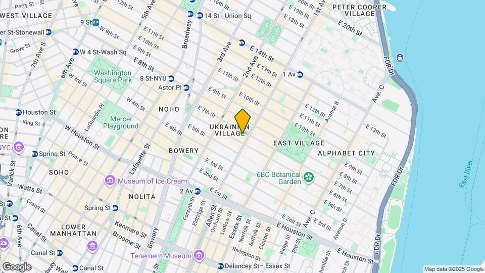 107 First Avenue Map and Location Details