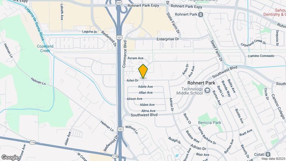 260-260268 Arlen Dr Map and Location Details