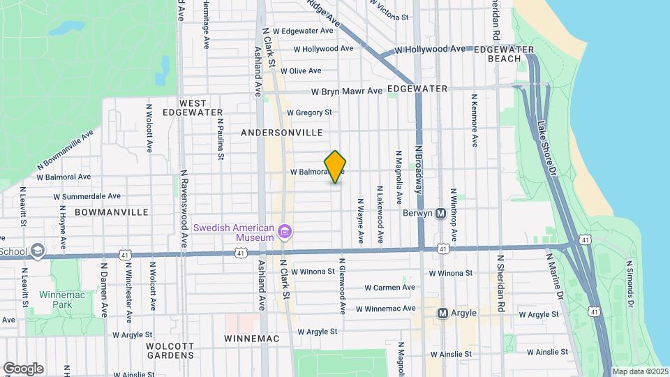 1400 W Summerdale Ave Map and Location Details