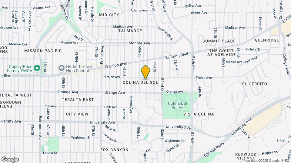 4266 Altadena Ave Map and Location Details