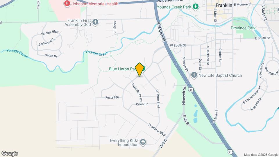837 Franklin Lakes Blvd Mapa y Detalles de la Ubicación