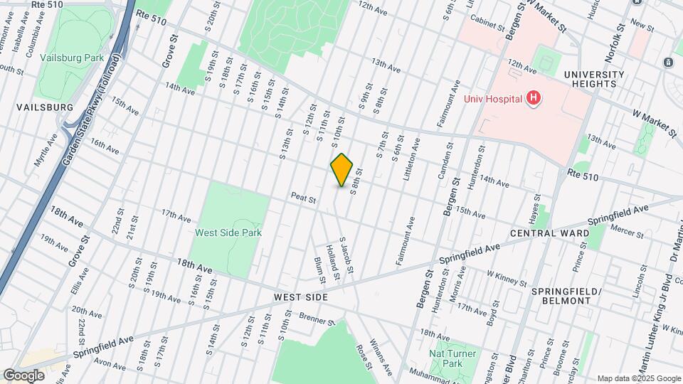 426 S 9th St Map and Location Details