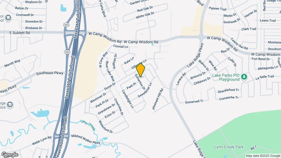 5824 Somerton Dr Mapa y Detalles de la Ubicación