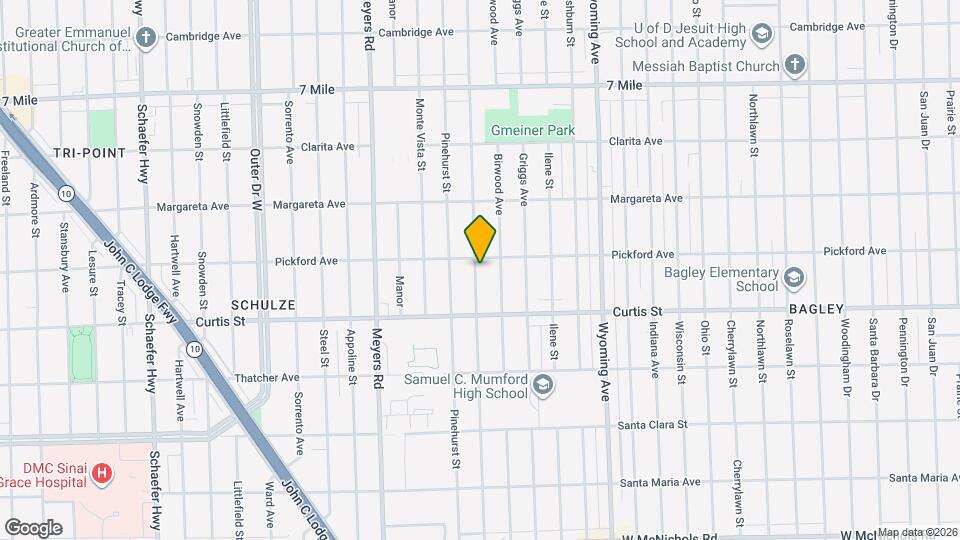 18292 Mendota St Map and Location Details