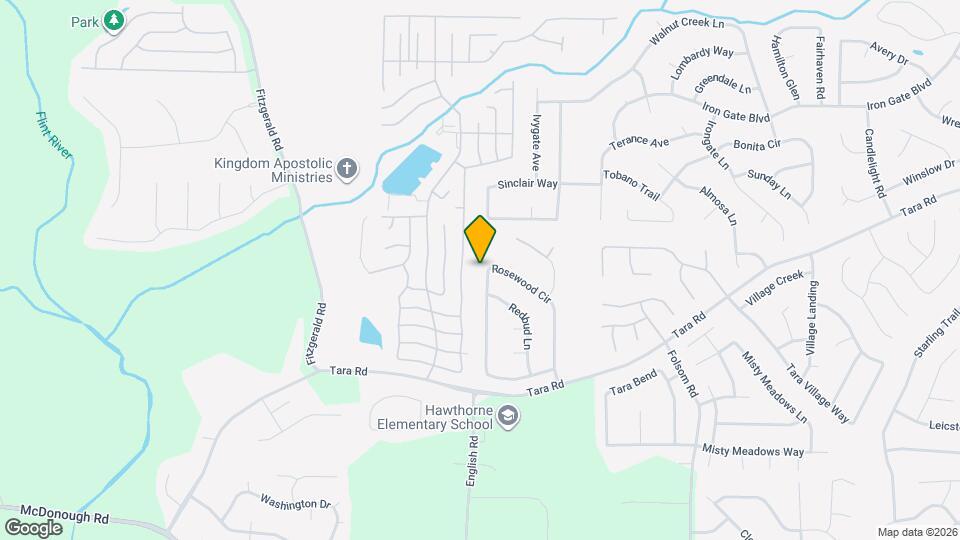 609 Rosewood Cir Map and Location Details