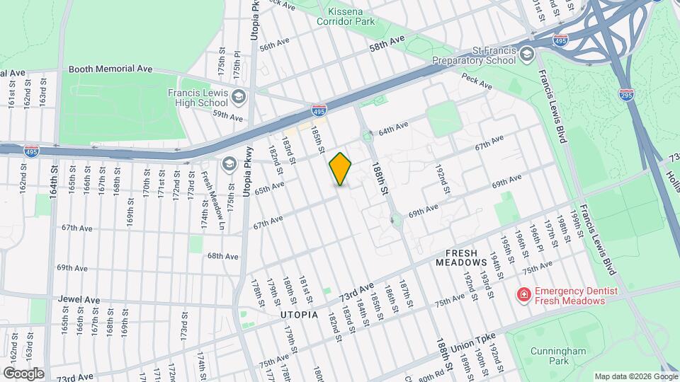 64-67 185th St Map and Location Details