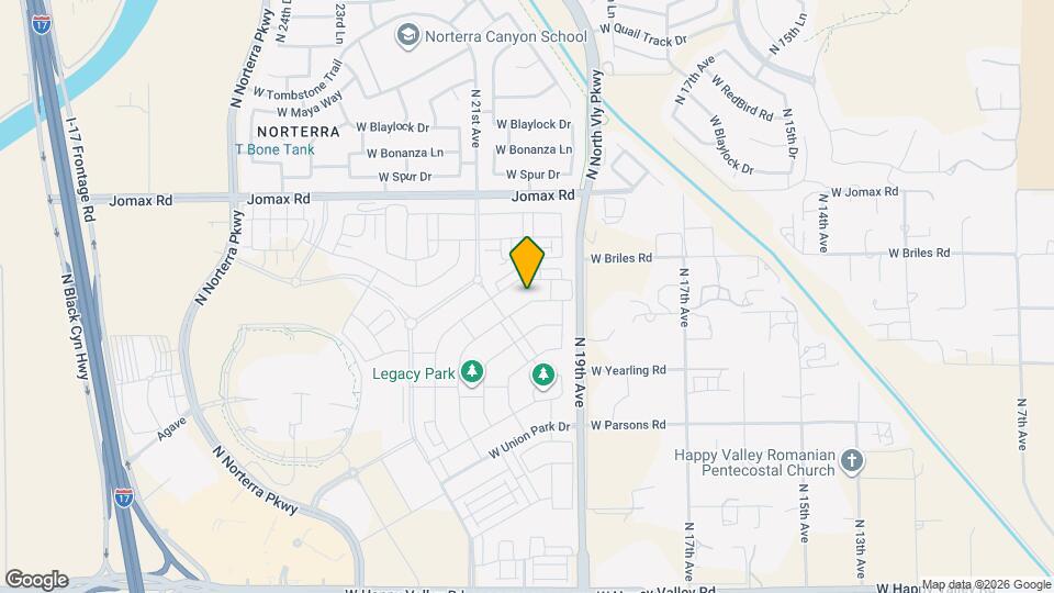 1928 W Chisum Trl Mapa y Detalles de la Ubicación