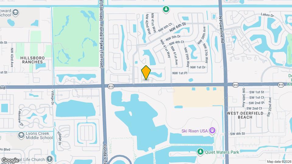 4344 NW 1st St Map and Location Details
